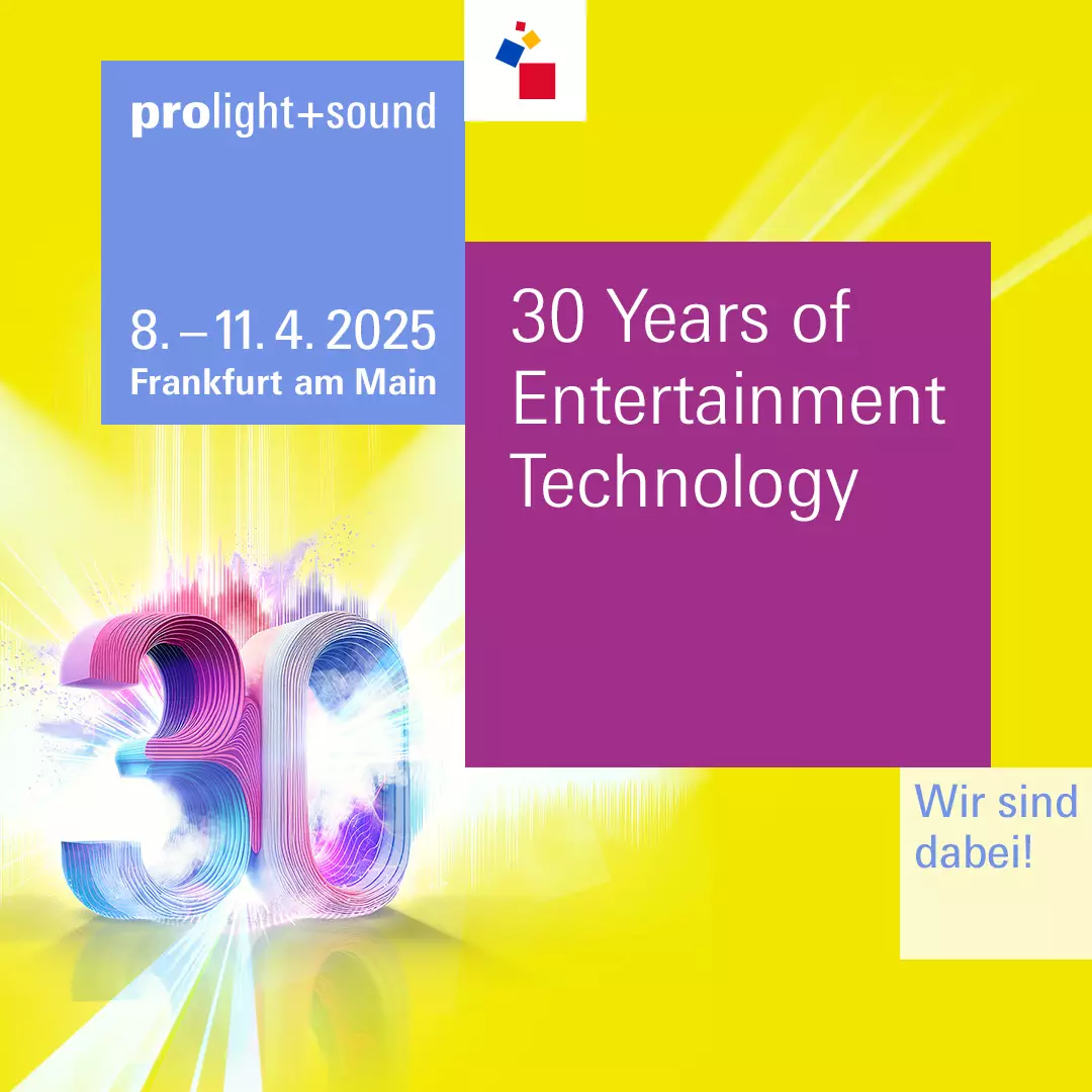 AV Drop en Prolight+Sound 2025 - backdrop system AV drop prolight+sound 2025
